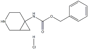 benzyl N-{3-azabicyclo[4.1.0]heptan-6-yl}carbamate hydrochloride 结构式