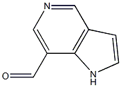 1H-pyrrolo[3,2-c]pyridine-7-carbaldehyde 结构式