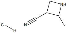 2-甲基氮杂环丁烷-3-甲腈盐酸盐 结构式