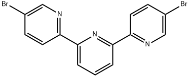 5,5 ''-二溴-2,2 ':6',2''-三联吡啶 结构式