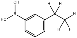 (3-(ethyl-d5)phenyl)boronic acid 结构式