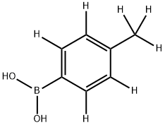 (4-(methyl-d3)phenyl-2,3,5,6-d4)boronic acid 结构式