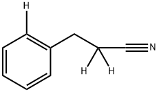 3-(苯基-2-氘代)丙腈-2,2-二氘代 结构式