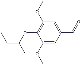 4-丁烷-2-基氧基-3,5-二甲氧基苯甲醛 结构式