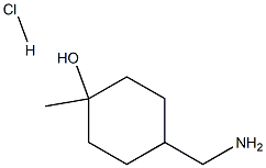 (1s,4s)-4-(aminomethyl)-1-methylcyclohexan-1-ol hydrochloride 结构式