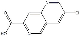 3-chloro-1,6-naphthyridine-7-carboxylic acid 结构式