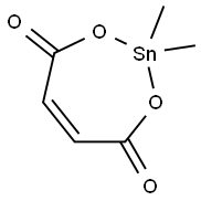 2,2-dimethyl-4,7-dihydro-2H-1,3,2-dioxastannepine-4,7-dione 结构式