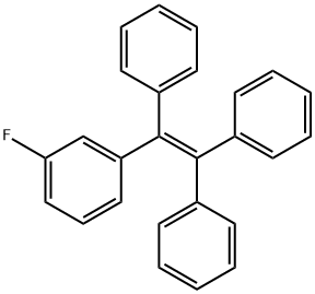 1-氟-3-(1,2,2-三苯乙烯基)苯 结构式