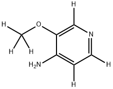 3-(methoxy-d3)pyridin-2,5,6-d3-4-amine 结构式