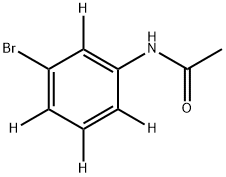 N-(3-bromophenyl-2,4,5,6-d4)acetamide 结构式