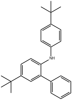 5-(叔丁基)-N-苯基 - [1,1'-联苯] -2-胺 结构式