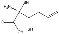 (2R)-2-amino-3-(prop-2-en-1-yldisulfanyl)propanoic acid 结构式