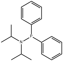 Phosphinous amide, N,N-bis(1-methylethyl)-P,P-diphenyl- 结构式