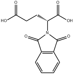 (2R)-2-(1,3-dioxoisoindol-2-yl)pentanedioic acid 结构式