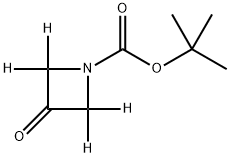 tert-butyl 3-oxoazetidine-1-carboxylate-2,2,4,4-d4 结构式