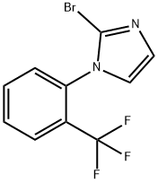 2-bromo-1-(2-(trifluoromethyl)phenyl)-1H-imidazole 结构式