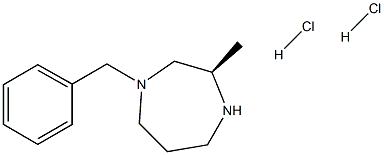 (R)-1-Benzyl-3-methyl-[1,4]diazepane dihydrochloride 结构式