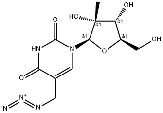 5-Azidomethyl-2'-beta-methyl uridine 结构式