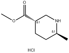 methyl (3S,6S)-6-methylpiperidine-3-carboxylate hydrochloride 结构式