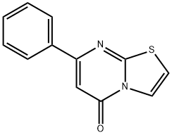 7-Phenyl-5H-thiazolo[3,2-a]pyrimidin-5-one 结构式