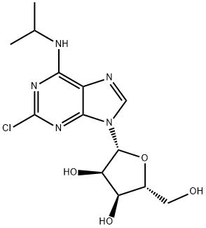 2-Chloro-N6-isopropyladenosine 结构式