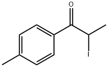 2-碘-1-(4-甲基苯基)-1-丙酮 结构式
