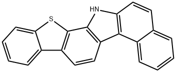 13H-BENZO[G][1]BENZOTHIENO[2,3-A]CARBAZOLE 结构式