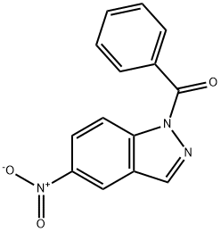 1-benzoyl-5-nitroindazole 结构式