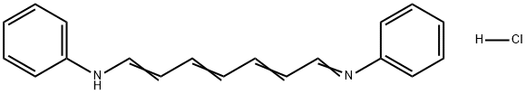 phenyl-(7-phenylaminohepta-2,4,6-trienylidene)ammonium chloride 结构式