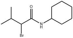 2-溴-N-环己基-3-甲基丁酰胺 结构式