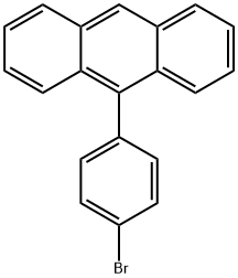 9-(4'-Bromophenyl)anthracene 结构式