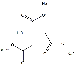 柠檬酸亚锡二钠 结构式