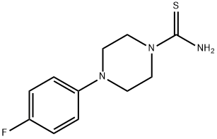 4-(4-氟苯基)哌嗪-1-碳硫酰胺 结构式