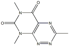 Pyrimido[5,4-e]-1,2,4-triazine-5,7(6H,8H)-dione,3,6,8-trimethyl- 结构式