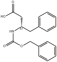 (S)-3-(((苄氧基)羰基)氨基)-4-苯基丁酸 结构式