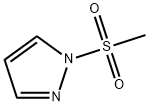 1-(甲基磺酰基)-1H-吡唑 结构式