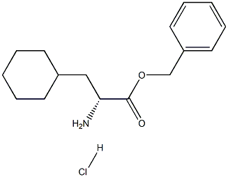 Beta-Cyclohexyl-D-Alanine Benzyl Ester Hydrochloride 结构式