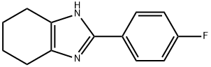2-(4-fluorophenyl)-4,5,6,7-tetrahydro-1H-benzo[d]imidazole 结构式