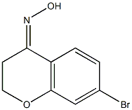 (Z)-7-溴色满-4-酮肟 结构式