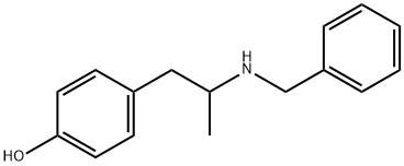 4-[2-[(phenylmethyl)amino]propyl]- Phenol 结构式