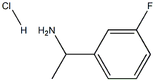 1-(3-氟苯基)乙胺盐酸盐 结构式