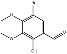 5-Bromo-2-hydroxy-3,4-dimethoxybenzaldehyde 结构式