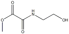 2-[(2-羟乙基)氨基]-2-氧代甲酯乙酸 结构式