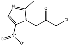 1-chloro-3-(2-methyl-5-nitro-1H-imidazol-1-yl)propan-2-one 结构式