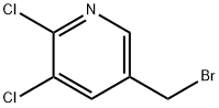 5-(溴甲基)-2,3-二氯吡啶 结构式