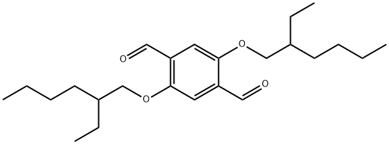 1,4-Benzenedicarboxaldehyde, 2,5-bis[(2-ethylhexyl)oxy]- 结构式
