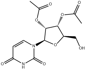 2',3'-二乙酰基尿苷 结构式