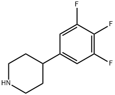 4-(3,4,5-trifluorophenyl)piperidine 结构式