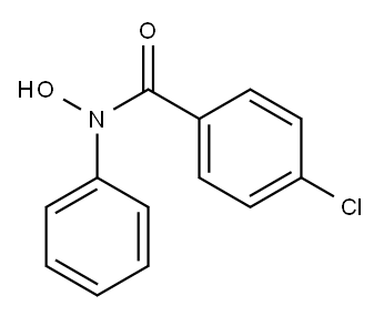 4-chloro-N-hydroxy-N-phenylbenzamide 结构式