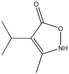 3-methyl-4-(propan-2-yl)-2,5-dihydro-1,2-oxazol-5-one 结构式